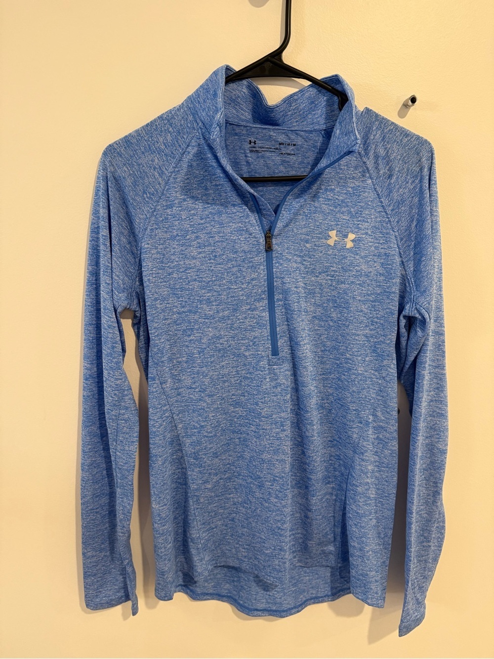 Under Armour Heathered Sky Blue Quarter-Zip Pullover